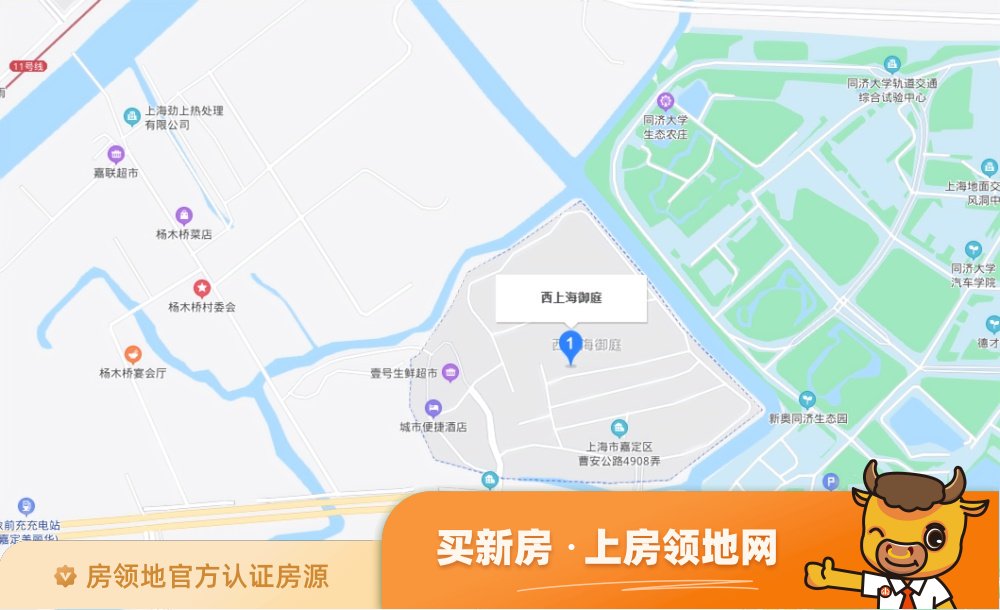 西上海御庭位置交通图53