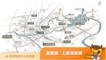 中海紫御别墅位置交通图80
