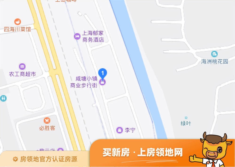 咸塘商业步行街位置交通图46