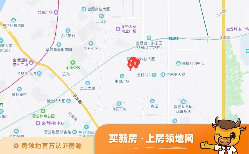 禹洲金桥国际商铺位置交通图45