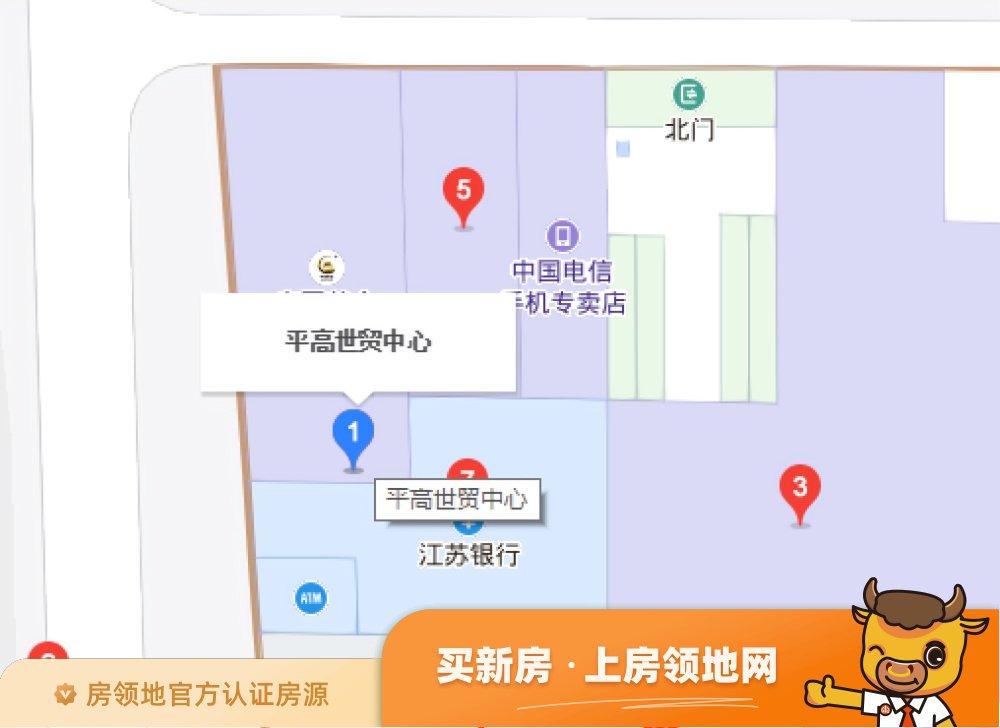 上海平高世贸中心位置交通图36