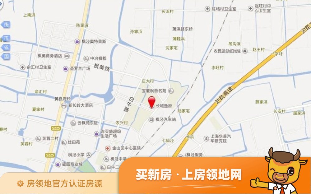 长城逸府位置交通图106
