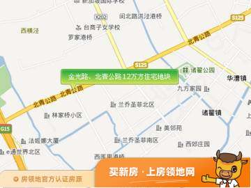 金光路、北青公路12万方住宅地块位置交通图3