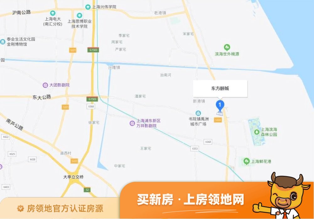 东方颐城位置交通图48