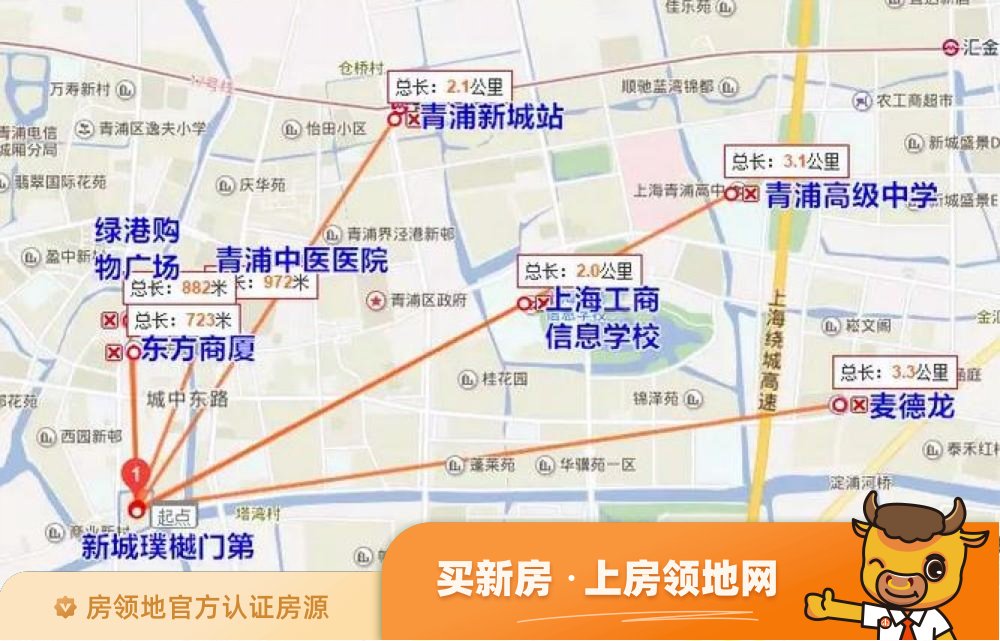 阜阳国际汽配城位置交通图3