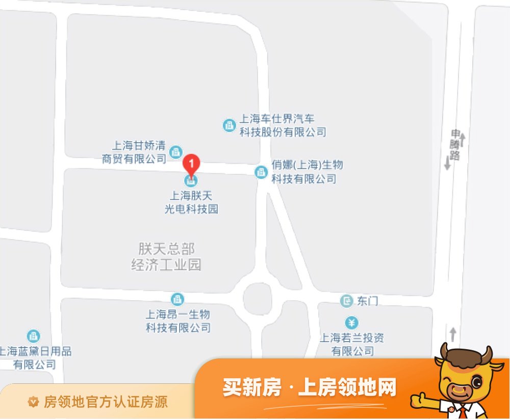 上海朕天光电科技园位置交通图39