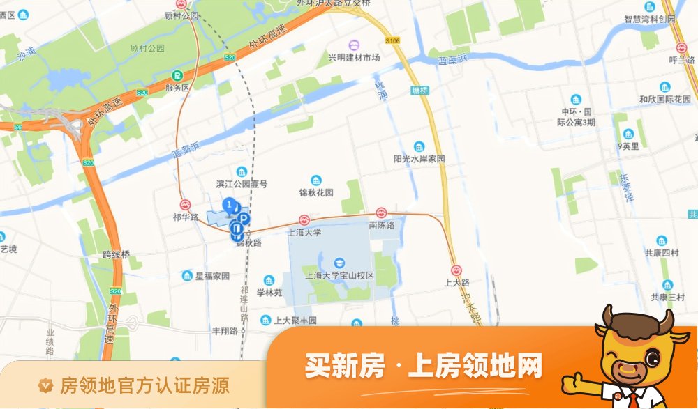 大华朗香瑧园位置交通图31
