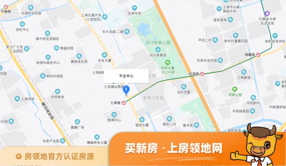 上海平金中心位置交通图24