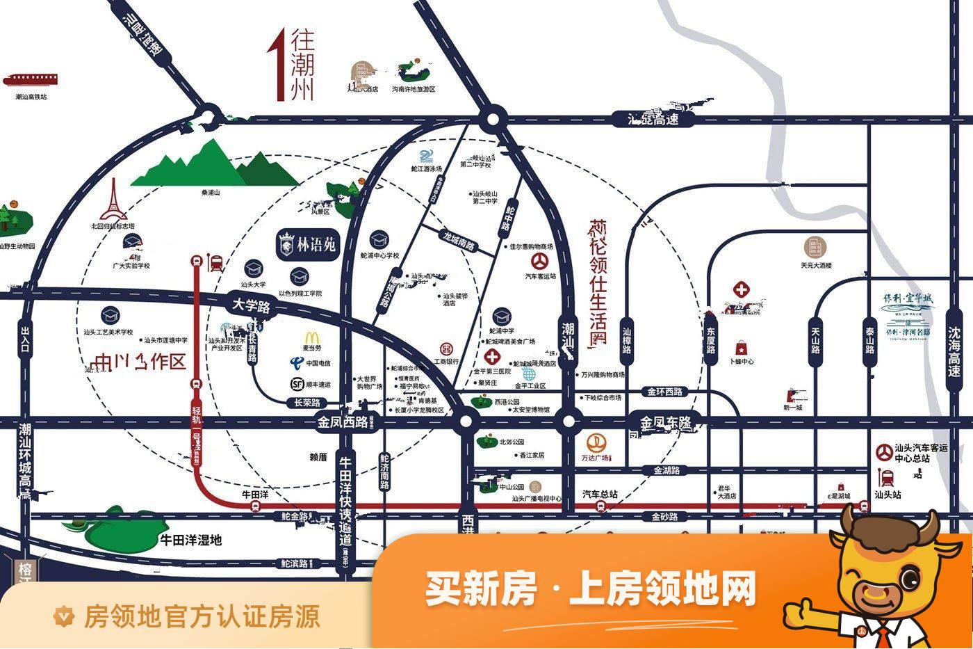 林语苑位置交通图47