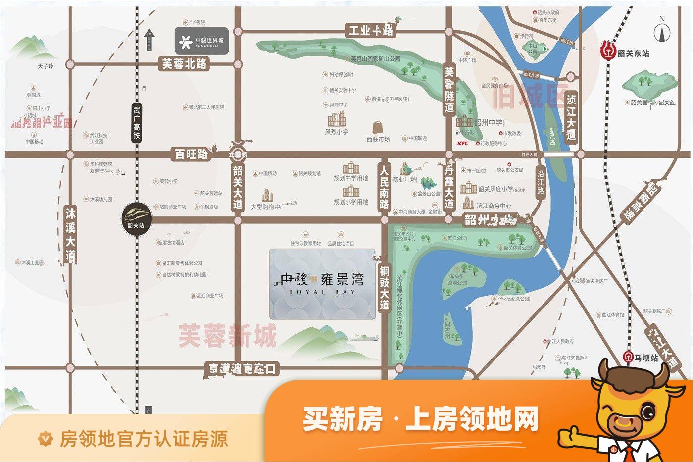 中骏雍景湾位置交通图18
