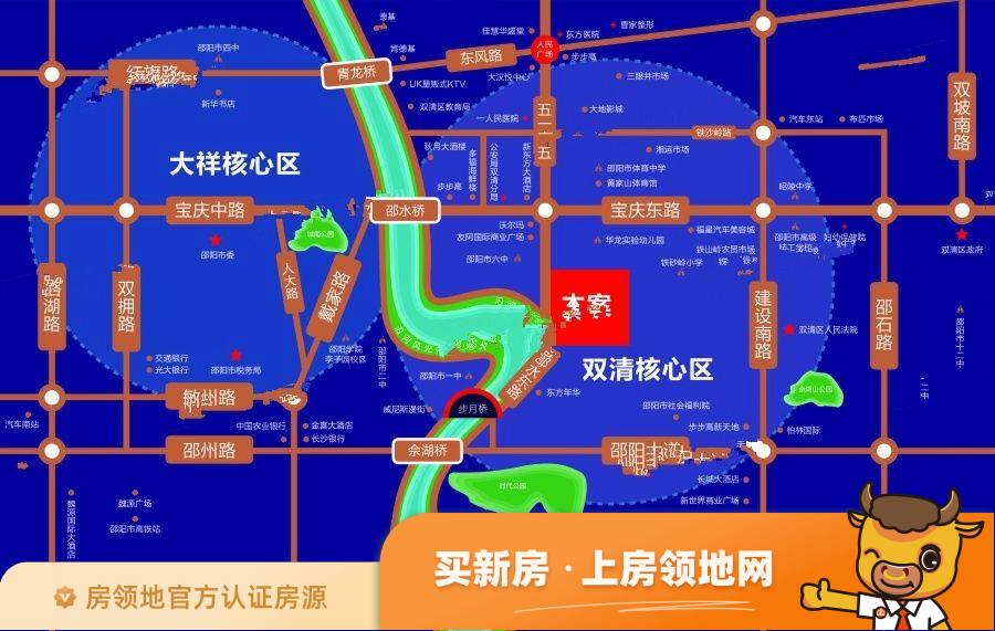 华新城位置交通图1
