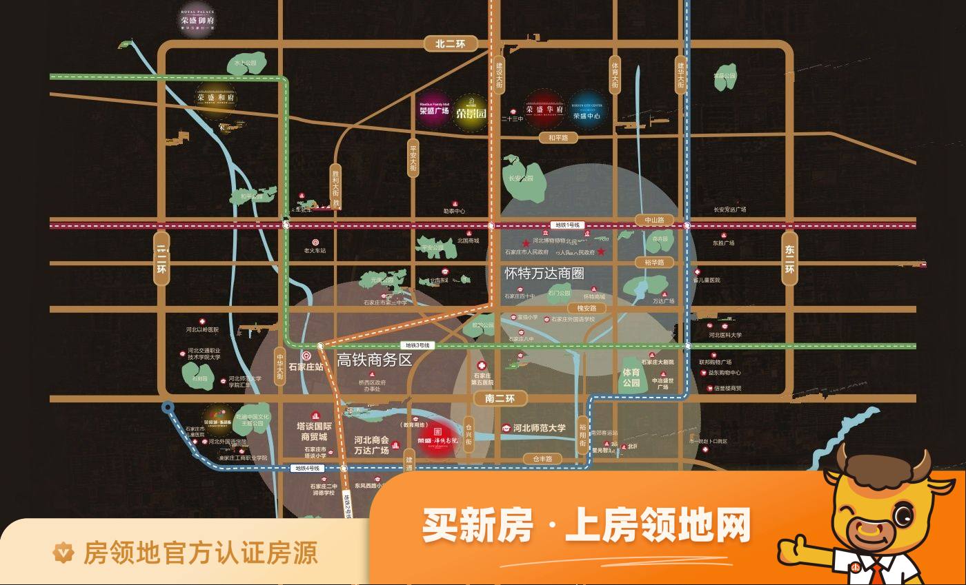 荣盛锦绣书院位置交通图1