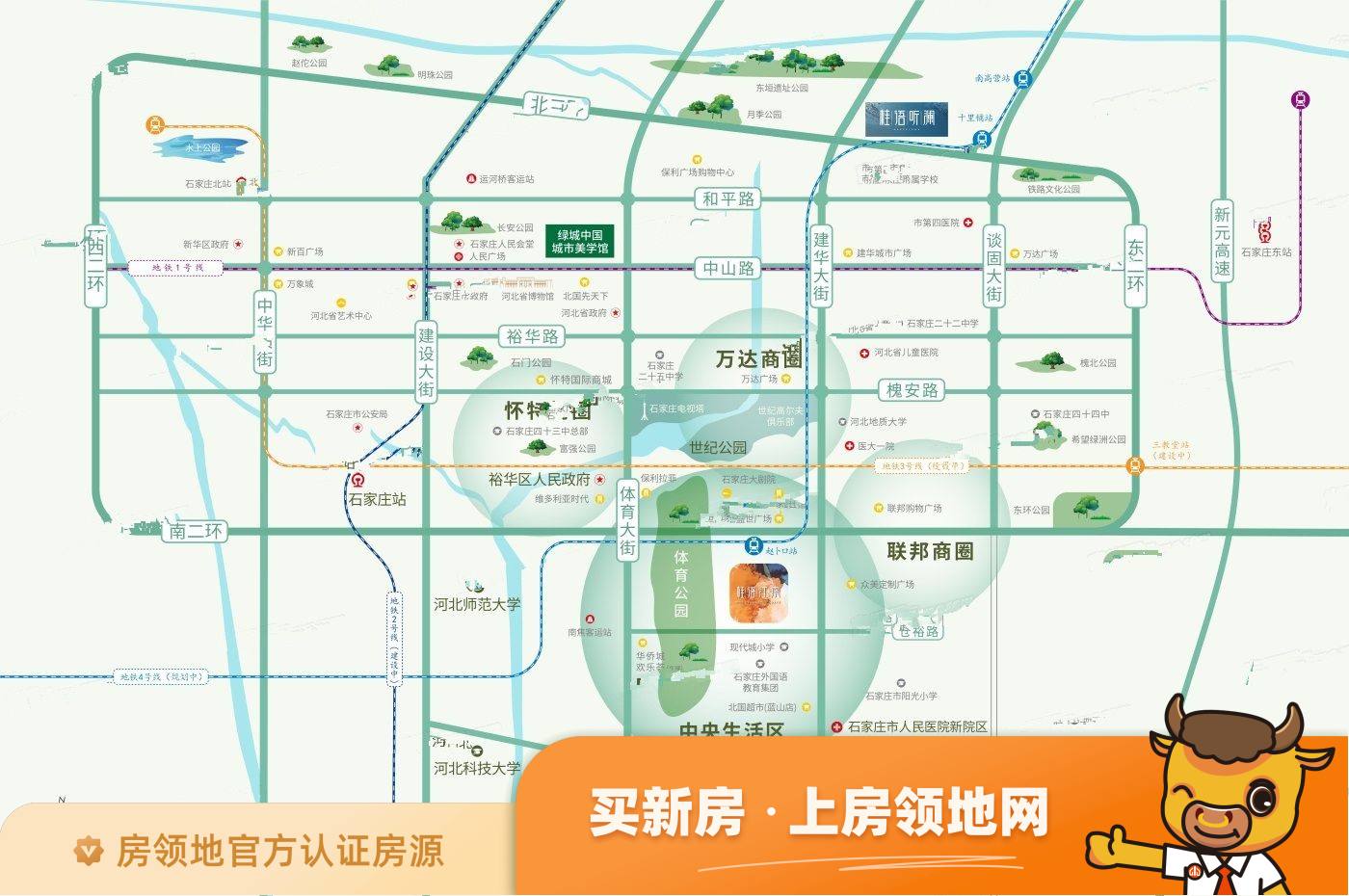 绿城桂语江南位置交通图4