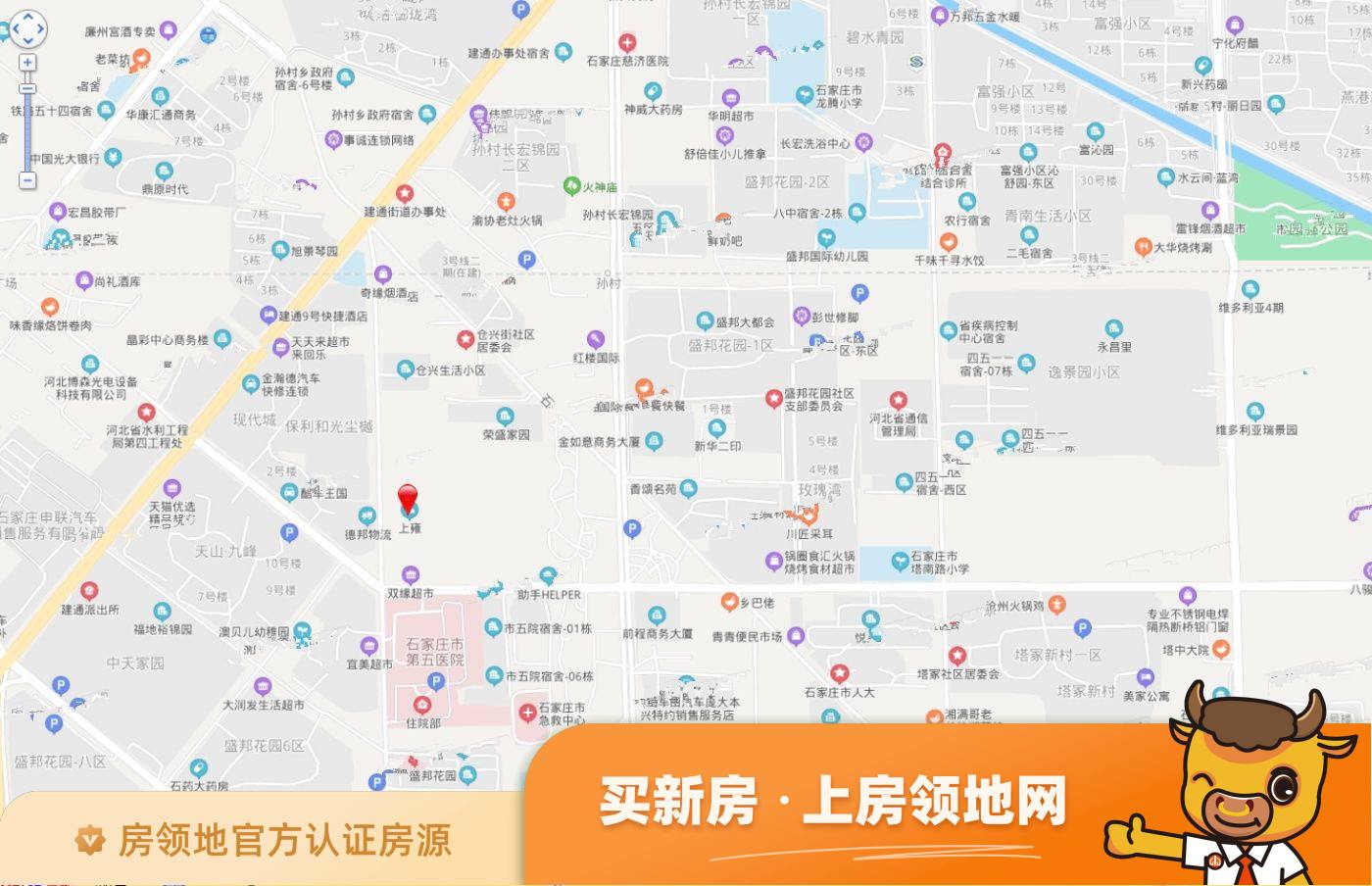 上雍华庭位置交通图1