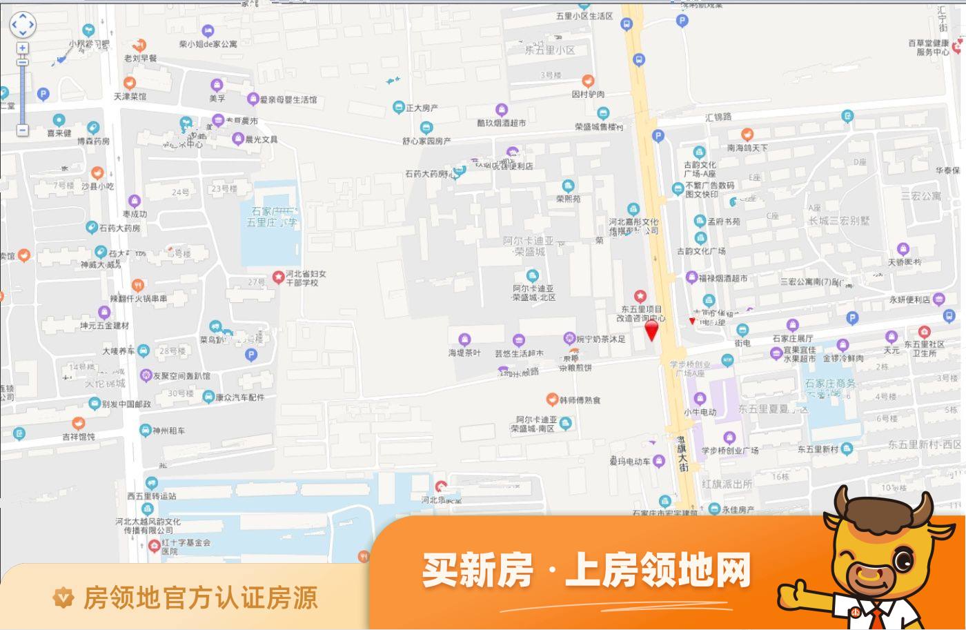 荣盛公馆位置交通图2