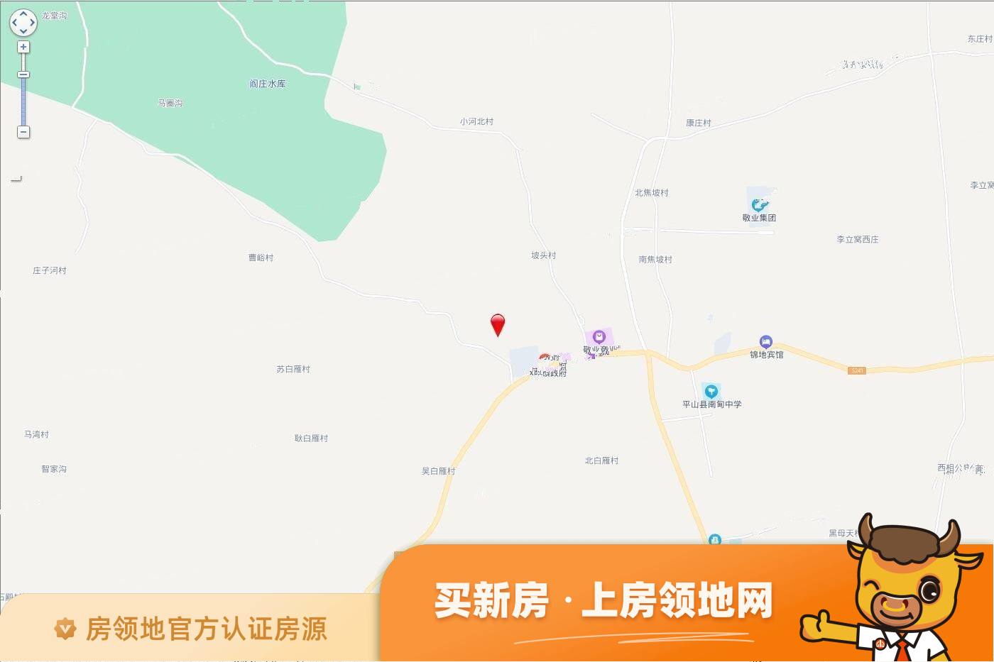 平山县南甸镇(2021)39号地地块位置交通图1