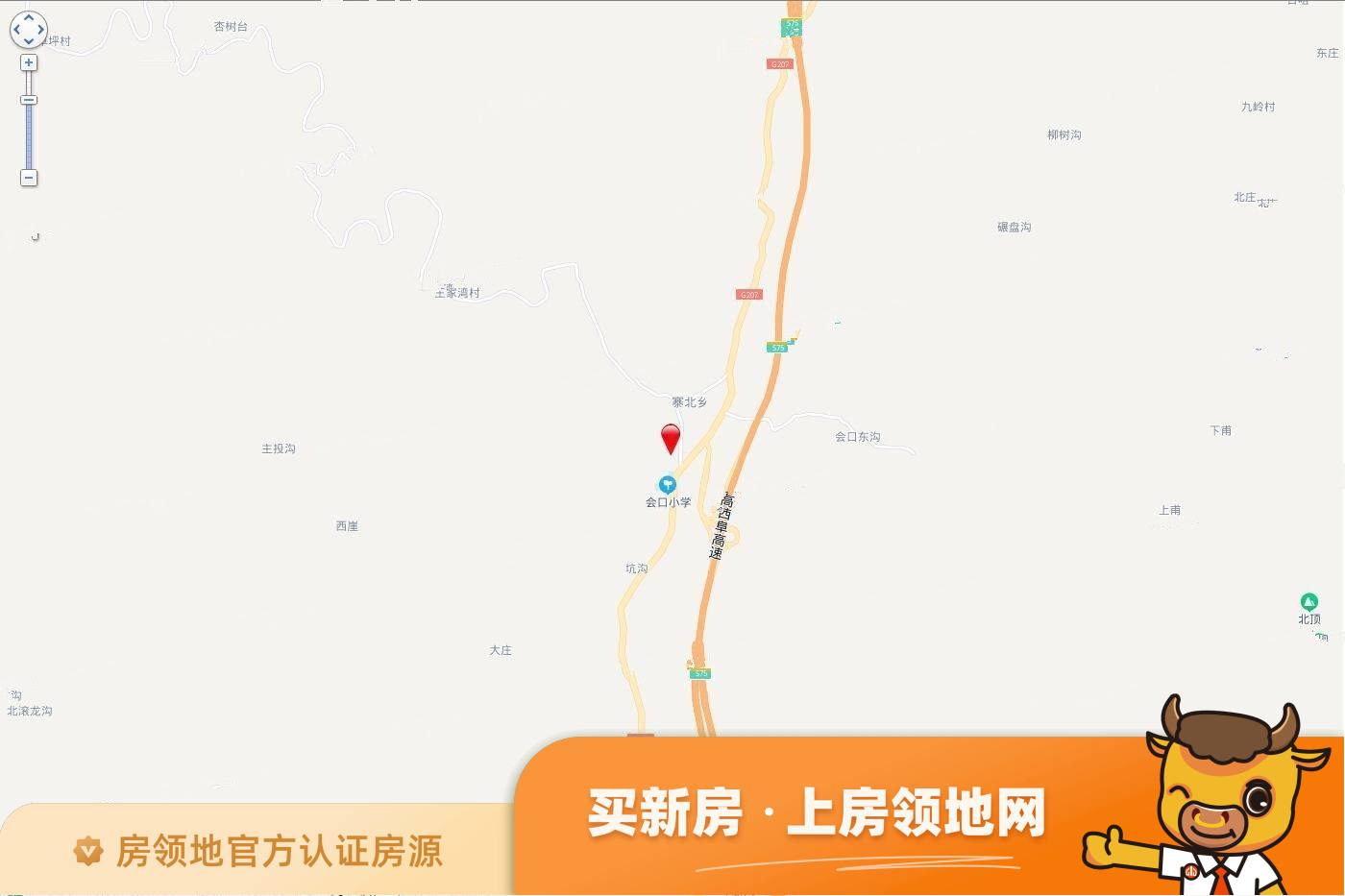 平山县宅北乡会口村（2021）81号地块位置交通图1