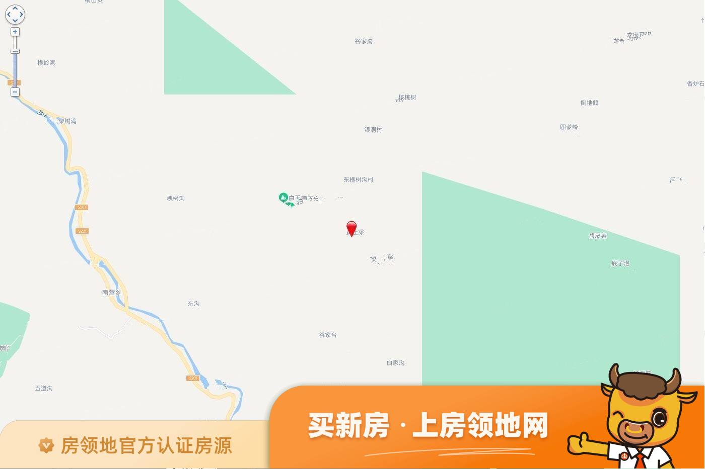 南营乡黄土梁村2021-154地块位置交通图1