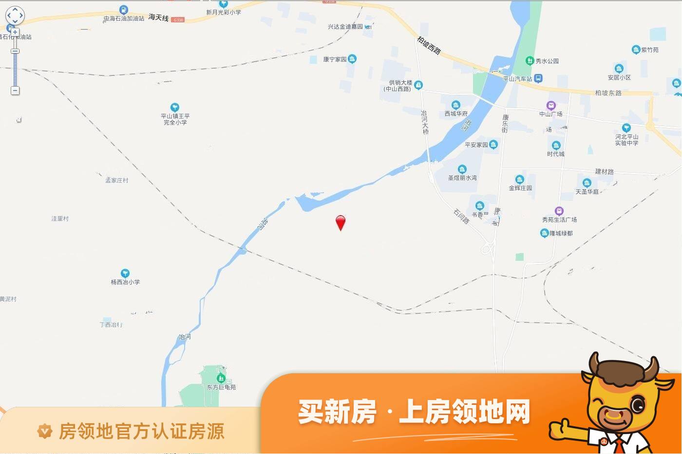 平山镇西村庄村（2022）7号地块位置交通图1