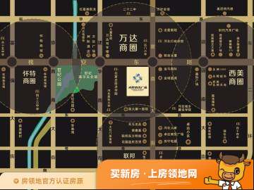 鸿昇广场位置交通图1