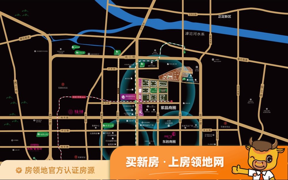 紫晶悦和中心位置交通图43