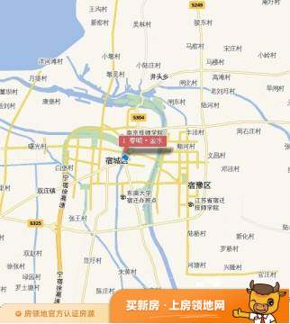 蓝光雍锦府位置交通图1