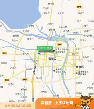 海天翡翠城位置交通图1