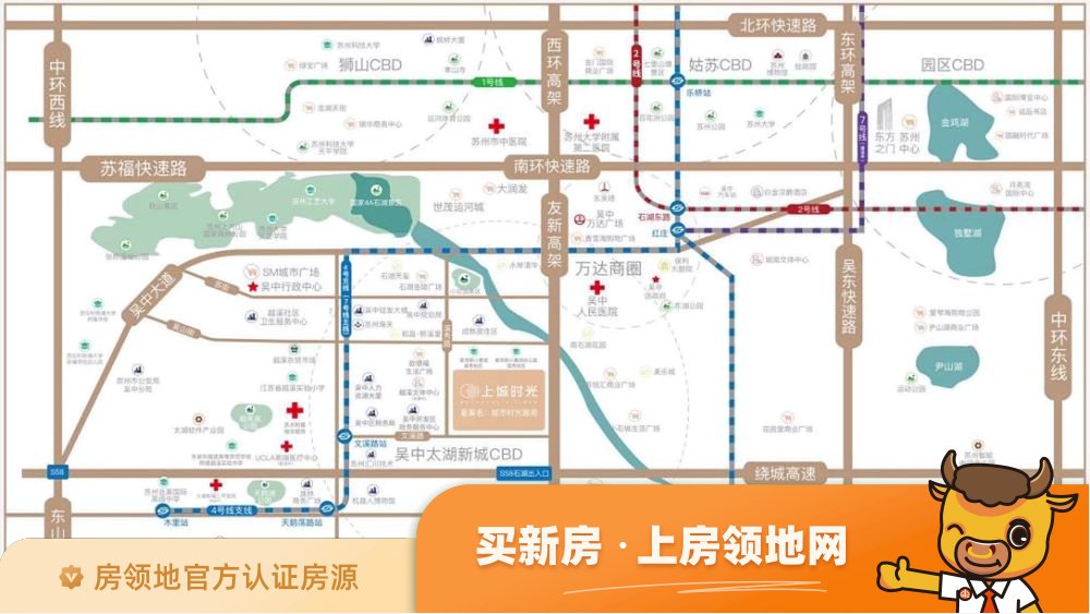 上城时光位置交通图52