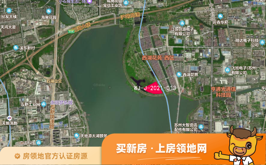 吴江WJ-J-2021-013号地块位置交通图1