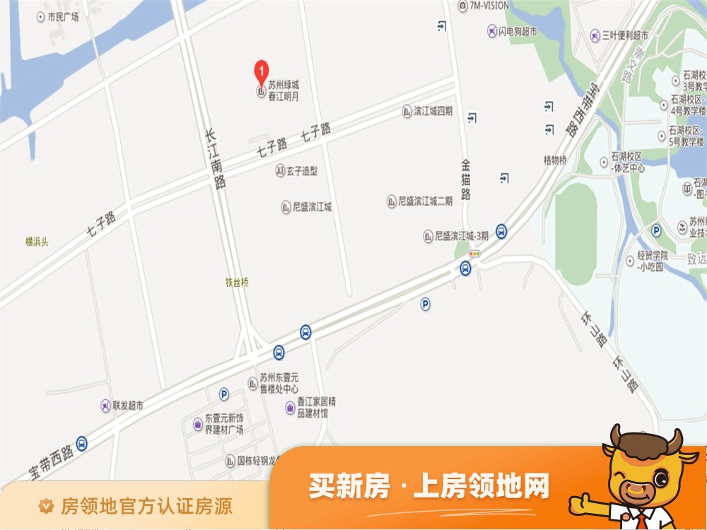 滨江美韵生活城位置交通图8