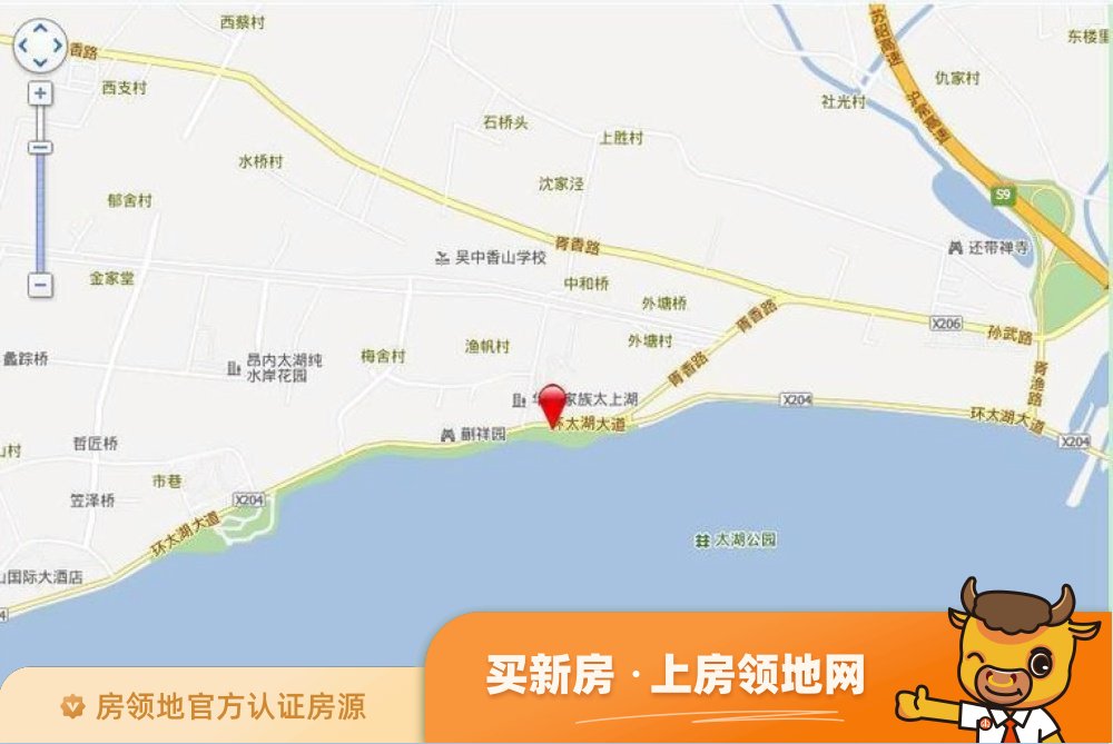 华丽家族太湖汇景位置交通图10