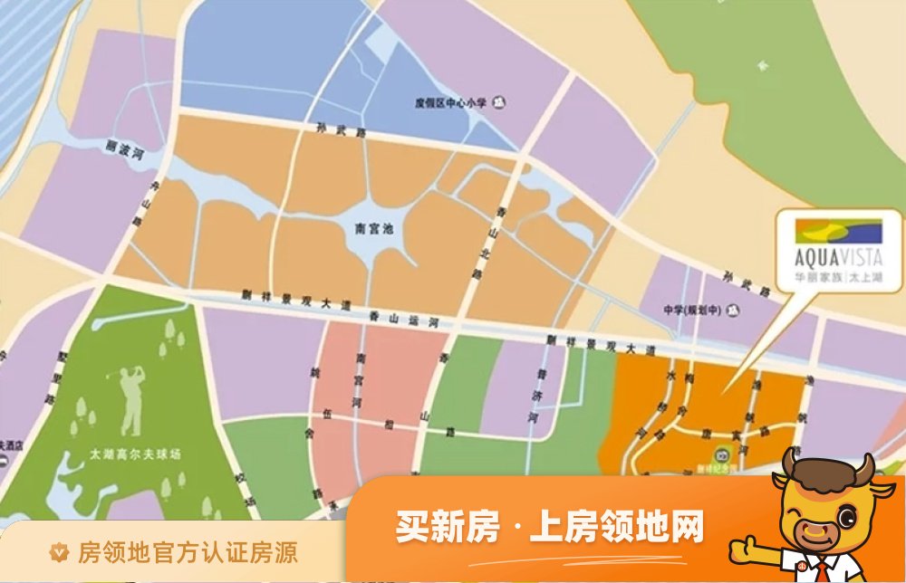 华丽家族太湖汇景位置交通图9