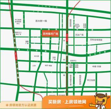 苏州城市生活广场位置交通图6