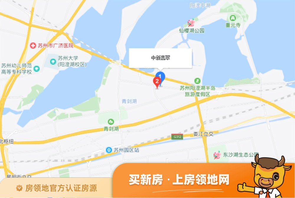 中新翡翠位置交通图26