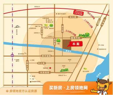 红鼎湾花园位置交通图3