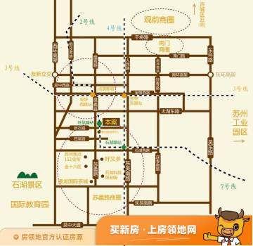 吴江新案名位置交通图36