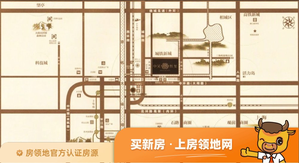 中吴红玺御园位置交通图52