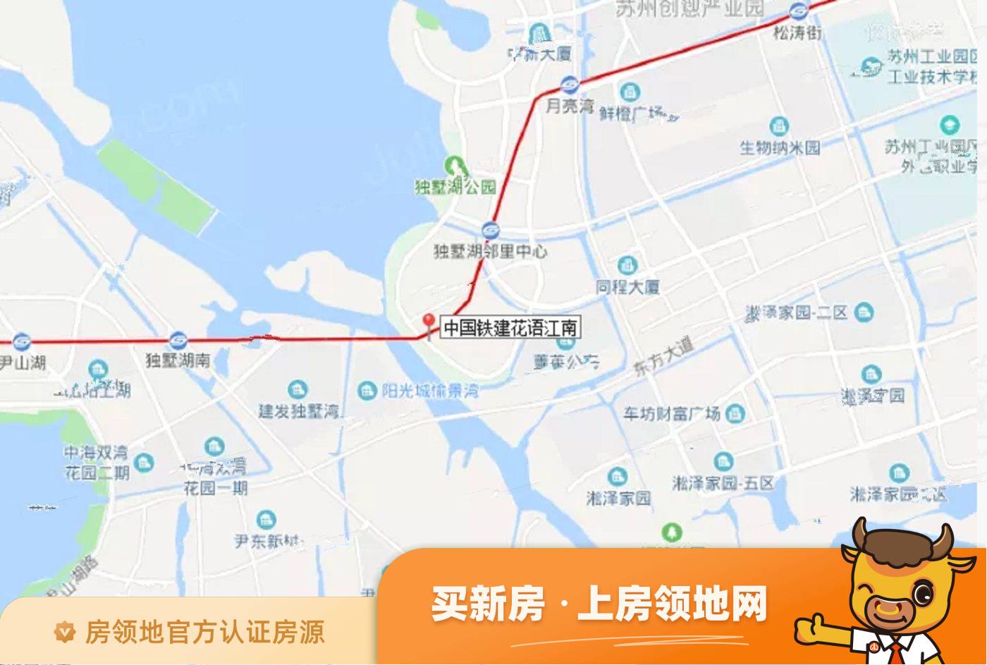 中国铁建花语江南位置交通图53