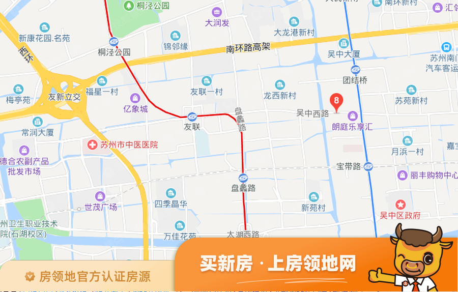 嘉骏峰庭位置交通图2