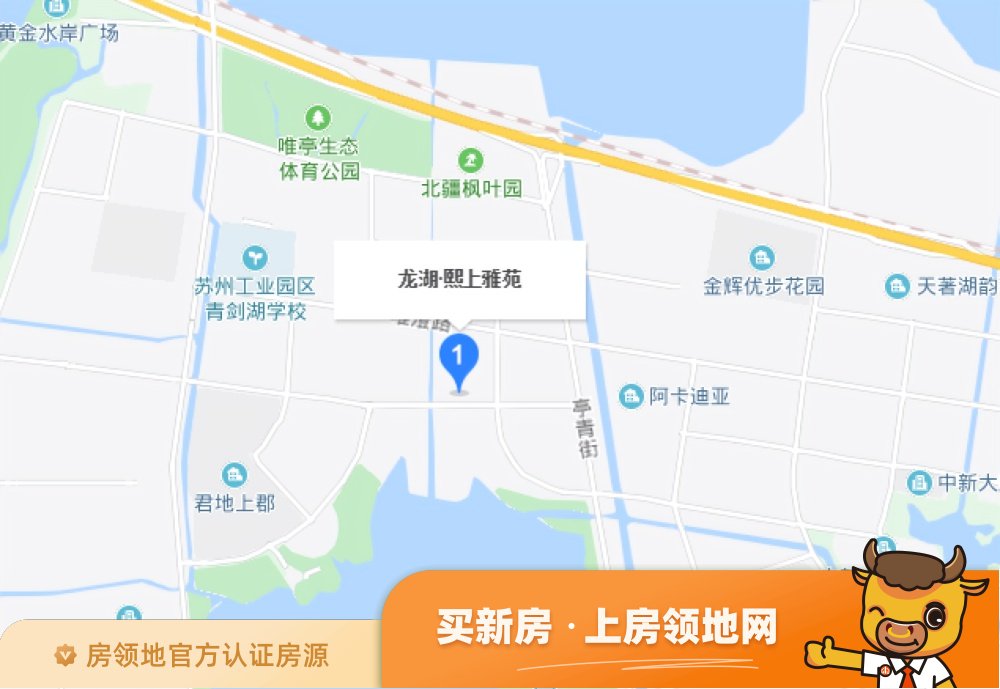 龙湖熙上位置交通图2