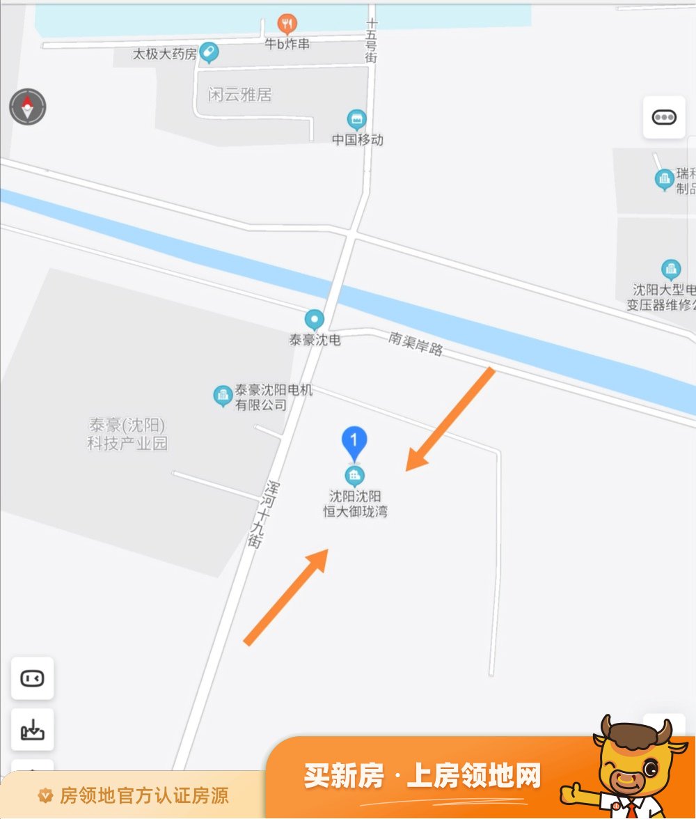沈阳恒大时代锦城位置交通图2
