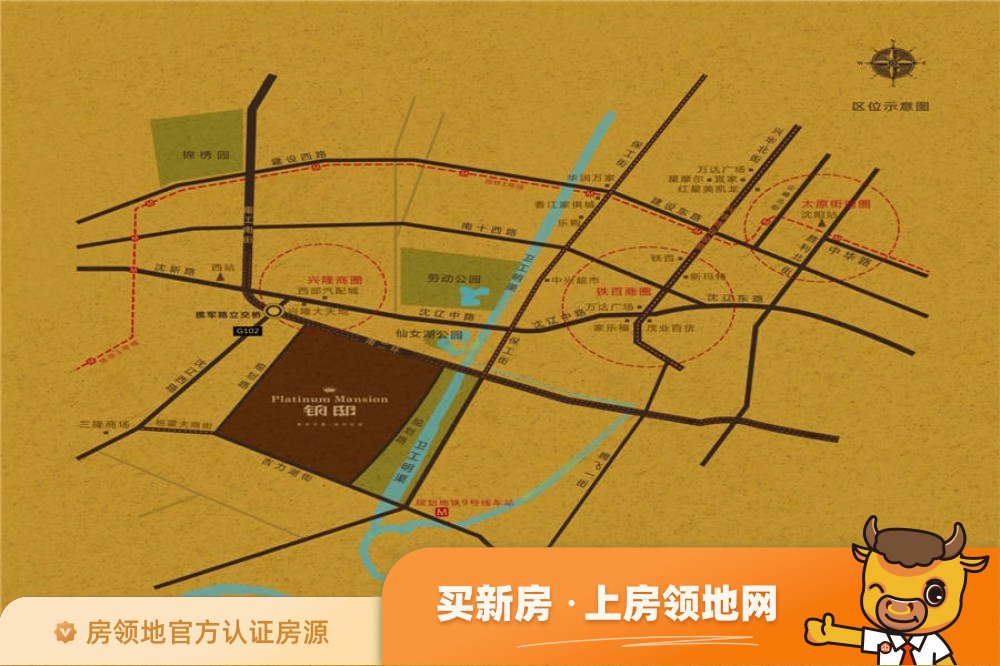 美麟广贤苑位置交通图1