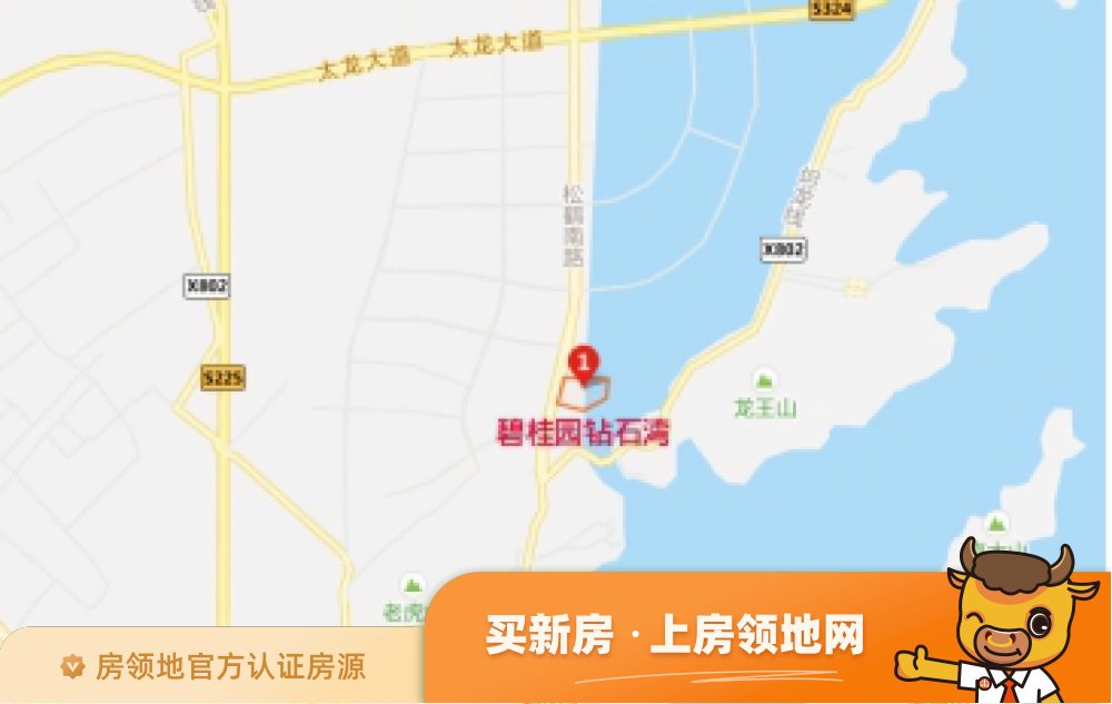 台州碧桂园钻石湾位置交通图41