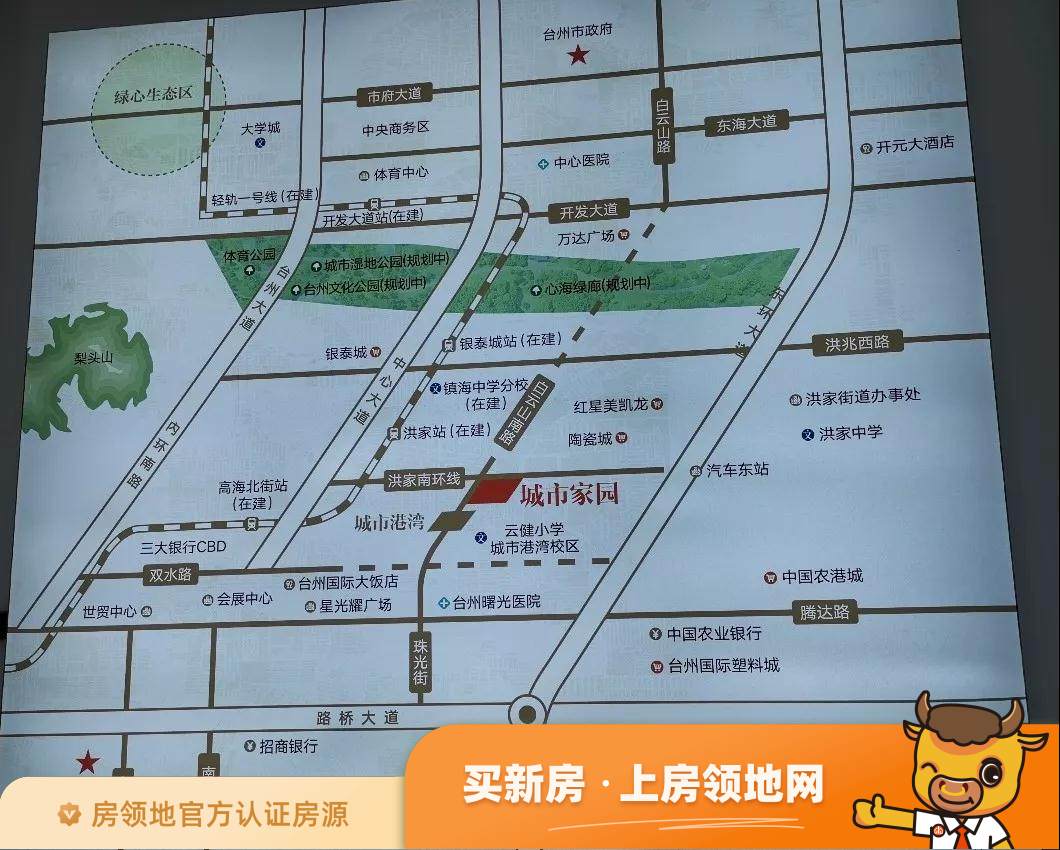 台州城市家园位置交通图15