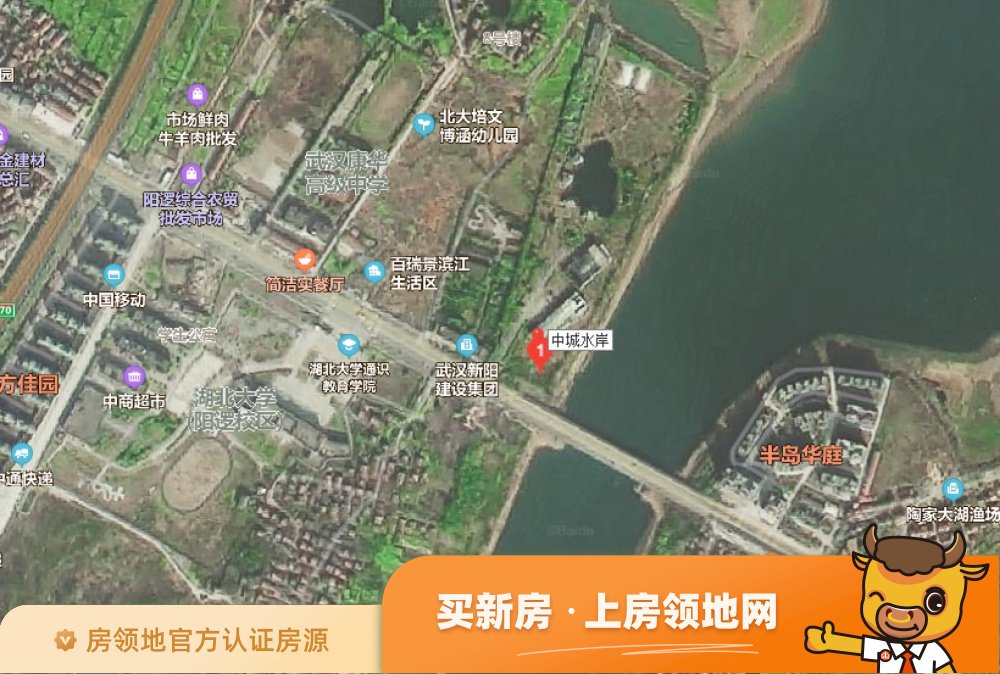 武汉城建水岸位置交通图3