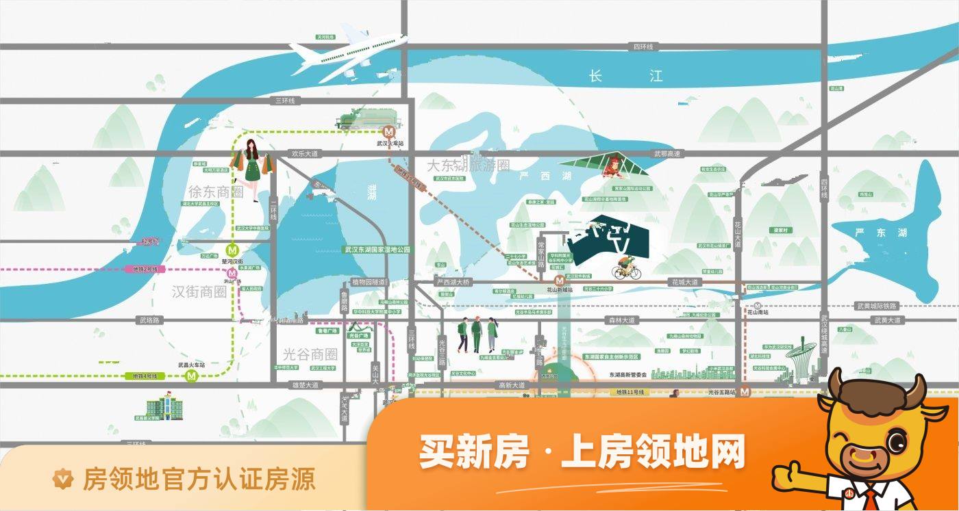 武汉城建仁恒西湖山居位置交通图41