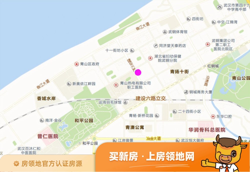 招商一江璟城位置交通图2