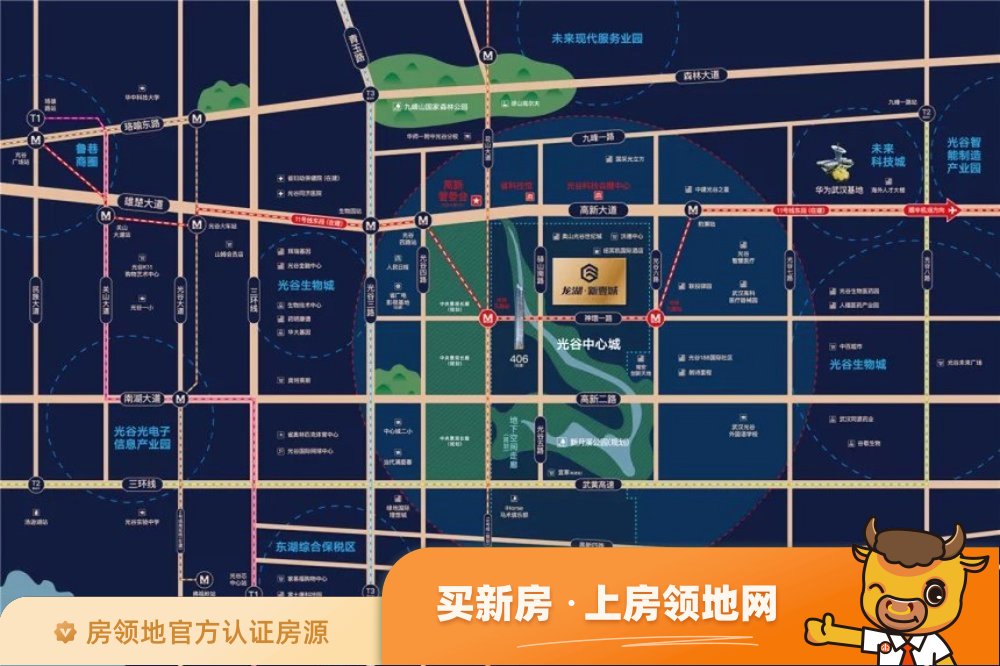 龙湖新壹城商铺位置交通图38