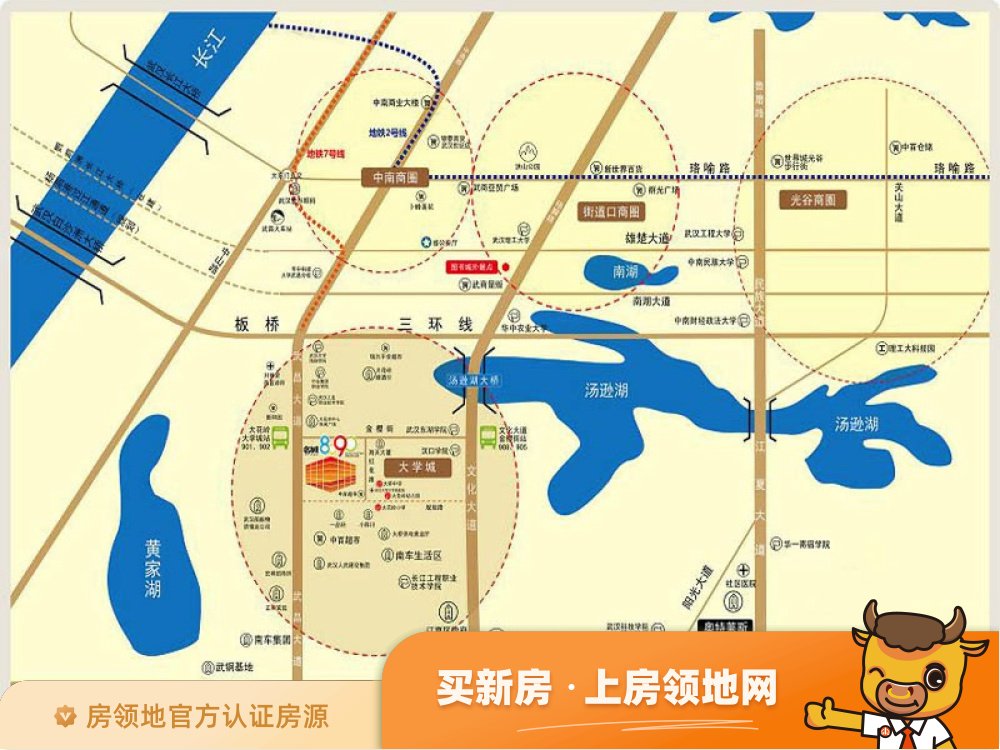 云龙湖正荣府位置交通图3
