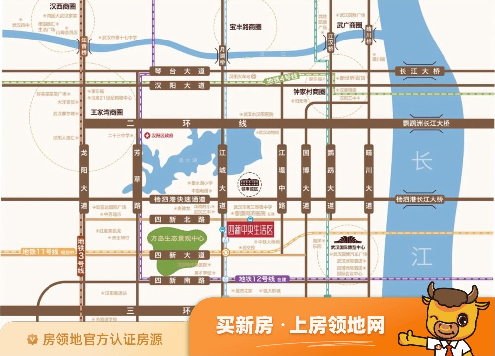 四新中央生活区位置交通图2